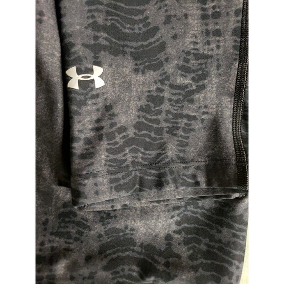 Under Armour Womens Compression Capri Leggings Black Snake Skin Printed M - Picture 7 of 7